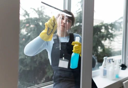Nettoyage de vitres intérieures et extérieures à Pontgibaud